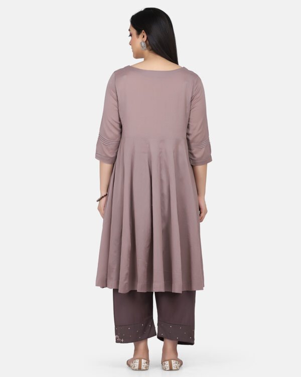 Delicate Floral Hand Embroidered Kurta