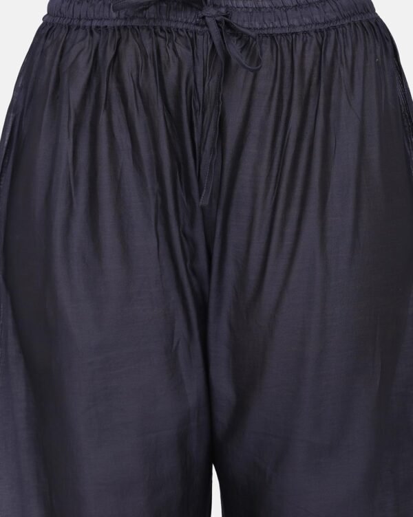 IMG_9986 Palazzo With Mesh Detailing And Delicate Hand Embroidery (Free Size)