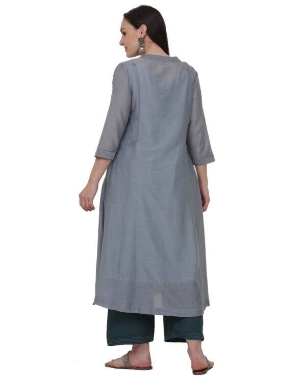 Cotton Viscose Hand Embroidered Kurta