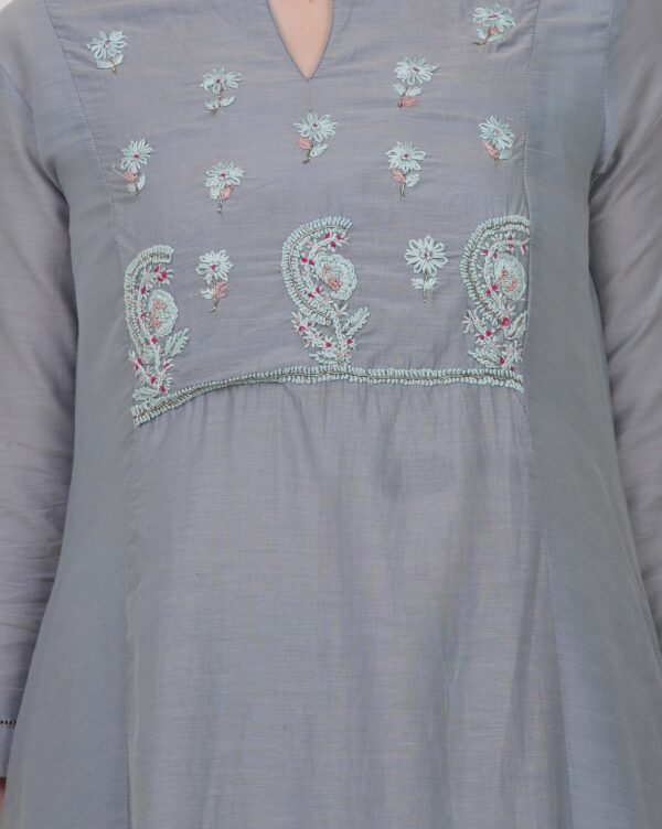 Cotton Viscose Hand Embroidered Kurta