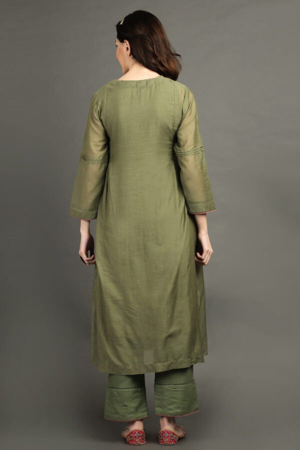 Delicate Hand Embroidered Organza Dupatta