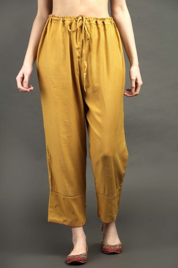 IMG_1062 Hand Embroidered Adjustable Waist Pants