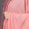 CORAL COTTON SILK HAND EMBROIDERED DUPATTA
