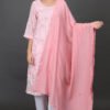 COTTON SILK HAND EMBROIDERED DUPATTA