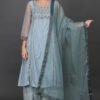 0G3A9335 Antique zardozi hand embroidered KURTA, PANT, DUPATTA (SETOF3)