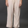 COTTON SILK  zardozi hand embroidered PANTS