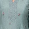 COTTON SILK HAND EMBROIDERED A LINE KURTA 