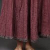 0G3A9387 COTTON CRINKLED TISSUE BORDER SKIRT
