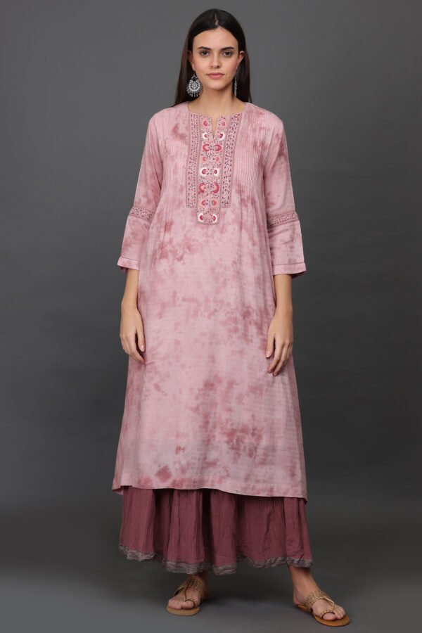 0G3A9391 COTTON CRINKLED TISSUE BORDER SKIRT