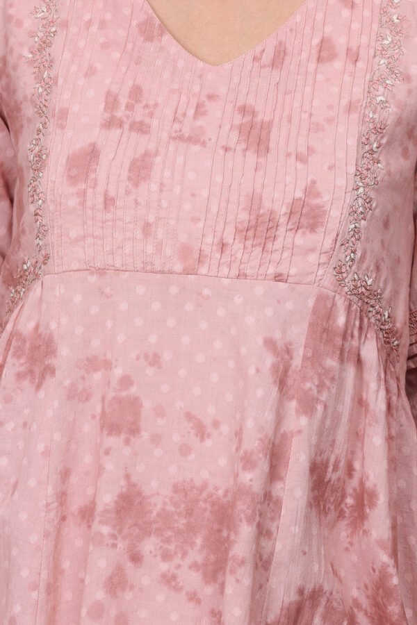 0G3A9406 COTTON DOBBY TIE DYED KURTA