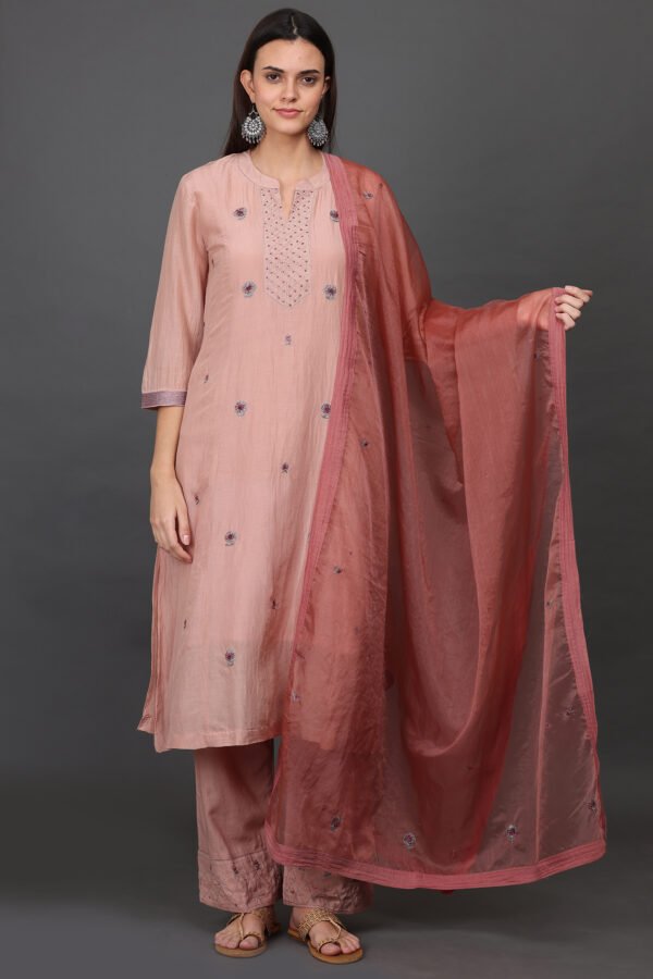 ORGANZA HAND EMBROIDERED DUPATTA