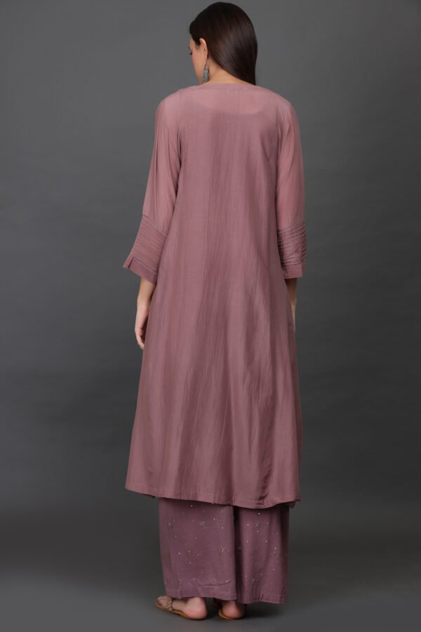0G3A9446 COTTON SILK ANTIQUE HAND EMBROIDERED KURTA