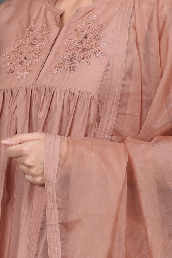 ORGANZA ANTIQUE ZARDOZI HAND EMBROIDERED dupatta