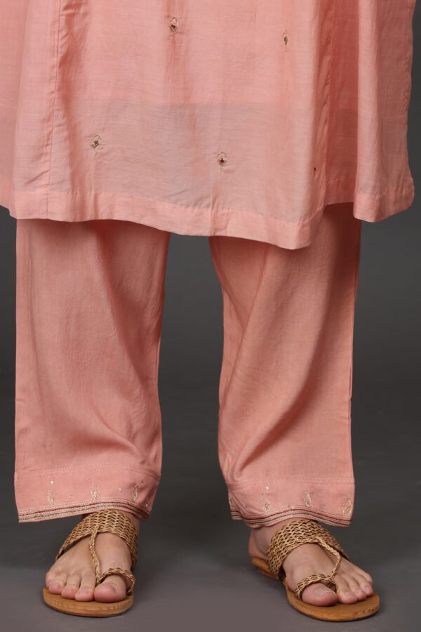 0G3A9534 COTTON HAND EMBROIDERED PANTS